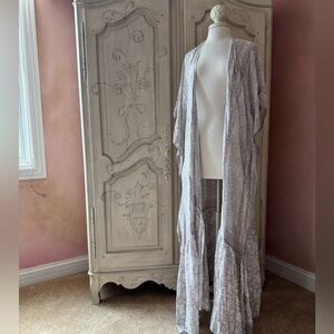Elegant Gray Kimono